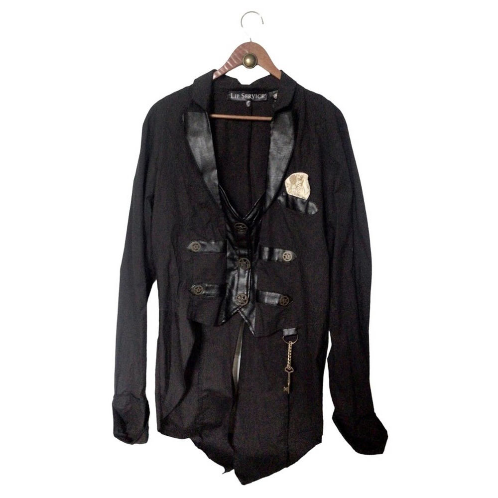 Lip Service Steampunk Victorian Coat Jacket Tailcoat M